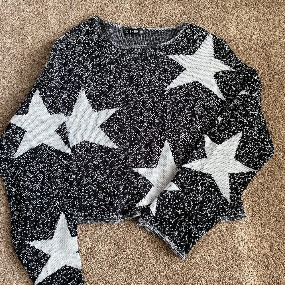 Shein Star Printed Sweater